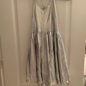 HOLOGRAPHIC SKATER DRESS